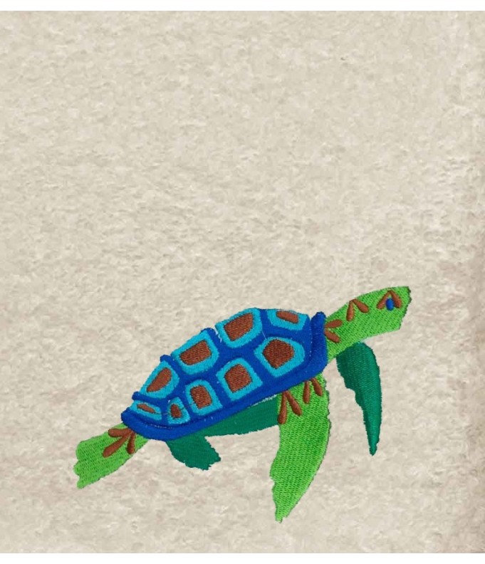 Drap de Bain Tortue 4 Personnalisé