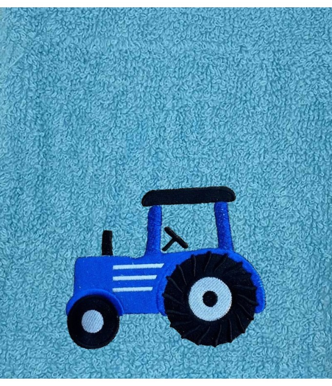 Drap de Bain Tracteur 2 Personnalisé