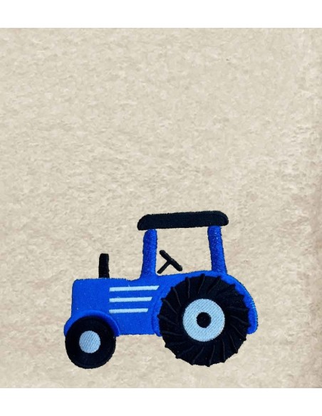 Drap de Bain Tracteur 2 Personnalisé