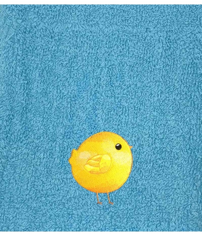 Drap de Bain Poussin 2 Personnalisé