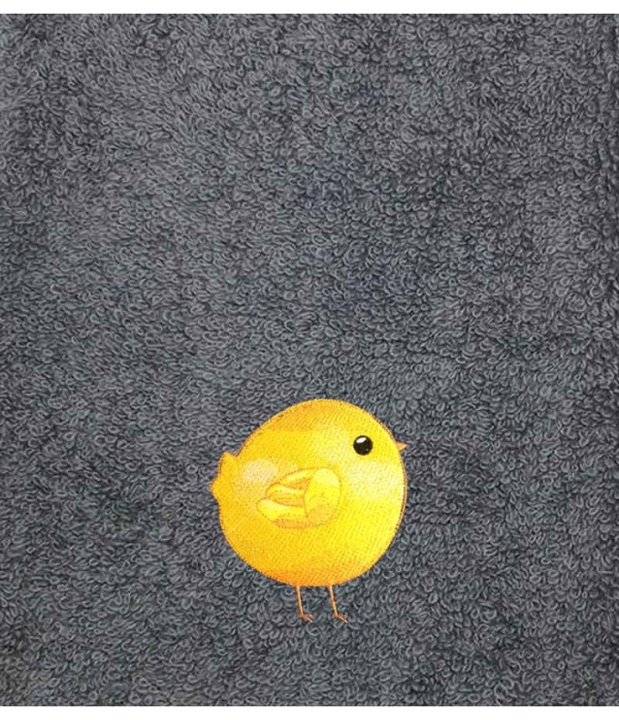 Drap de Bain Poussin 2 Personnalisé