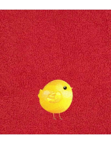 Drap de Bain Poussin 2 Personnalisé