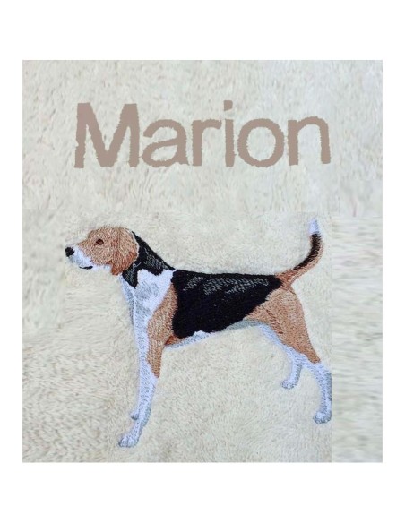 Drap de Bain Chien courant Personnalisé 70X140