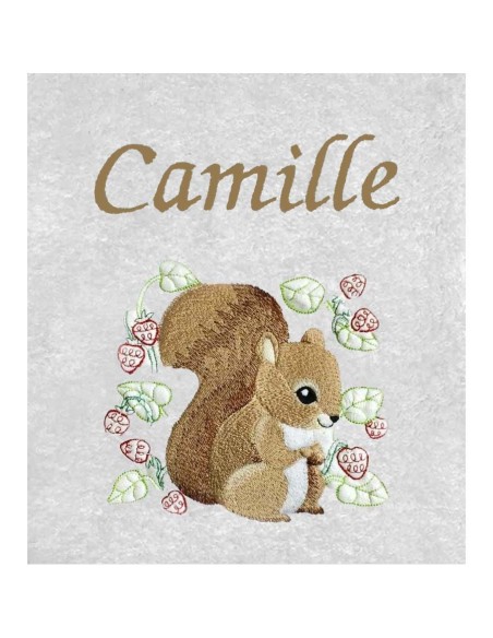 Drap de Bain Écureuil 4 Personnalisé