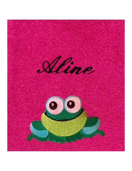 Drap de Bain Grenouille Personnalisé