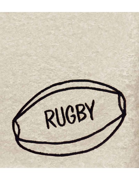 Drap de Bain  Rugby Personnalisé 70X140