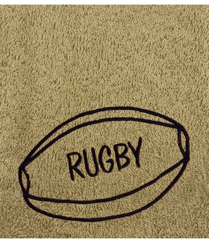 Drap de Bain  Rugby Personnalisé 70X140