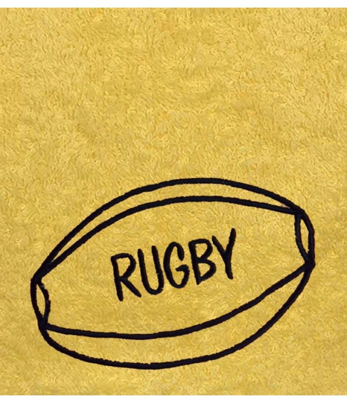 Drap de Bain  Rugby Personnalisé 70X140