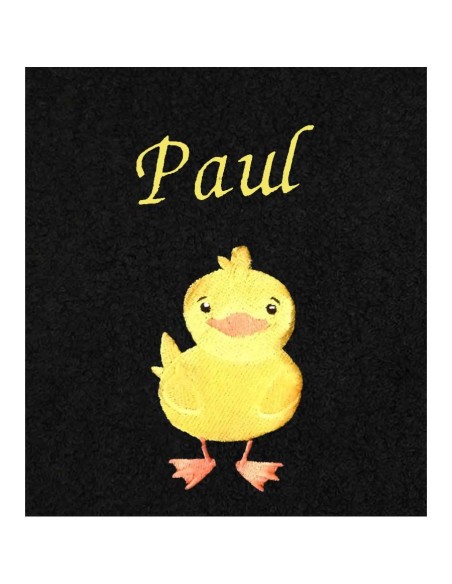 Drap de Bain Poussin Personnalisé