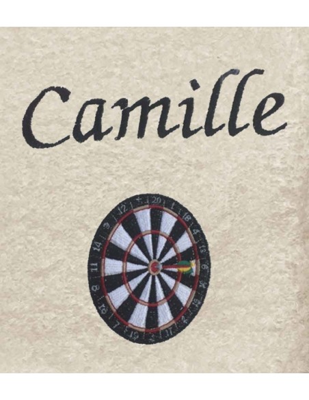 Drap de bain Flêchettes personnalisé