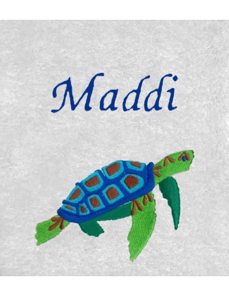 Drap de Bain Tortue 4 Personnalisé