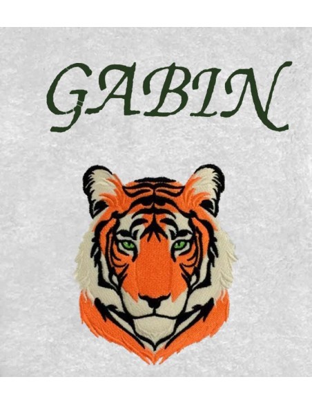 Drap de Bain Tigre 8 Personnalisé