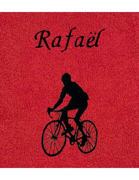 Drap de Bain Cycliste Personnalisé 70X140