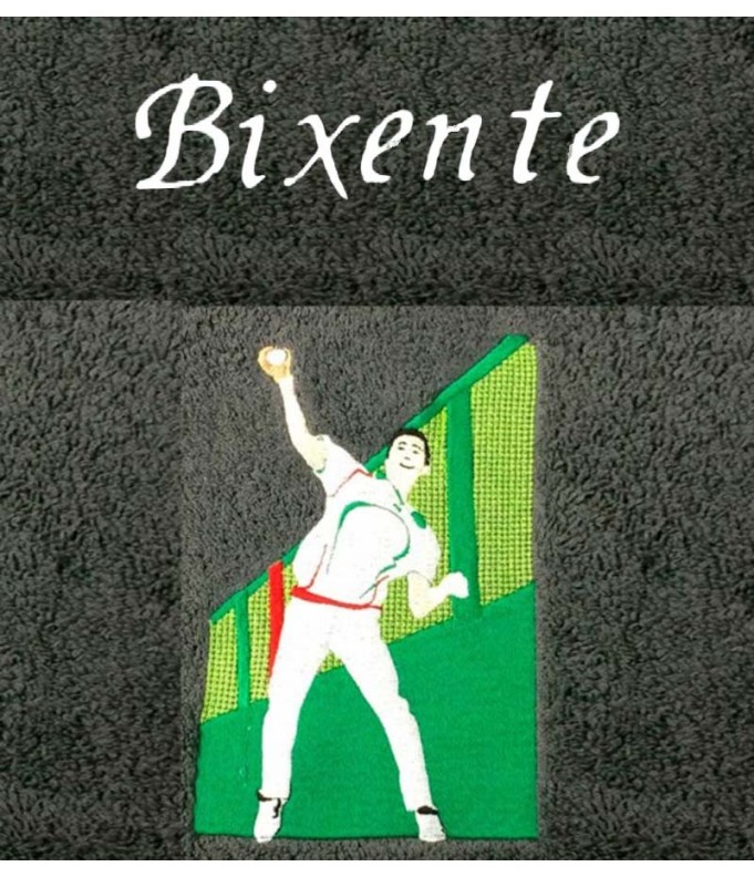 Drap de Bain Pelote Basque à Main Nue Personnalisé 70X140