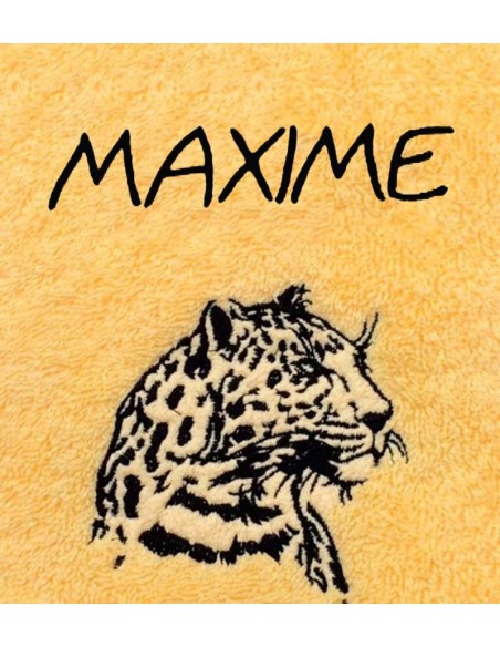 Drap de Bain Léopard Personnalisé