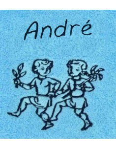 Drap de Bain Gémeaux Personnalisé