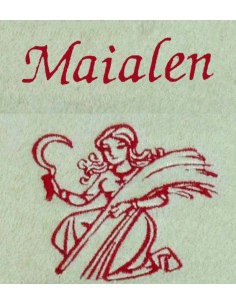 Drap de Bain Vierge Personnalisé