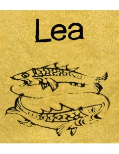 Drap de Bain Poisson Personnalisé