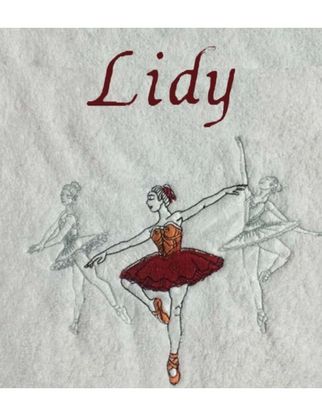 Drap de Bain Danse 18 Personnalisé