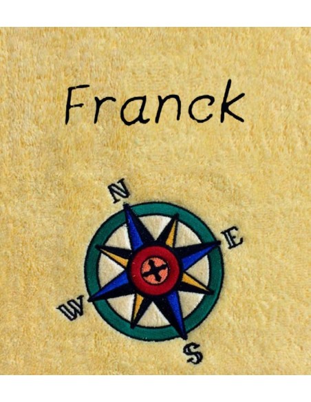 Drap de Bain Marine Personnalisé