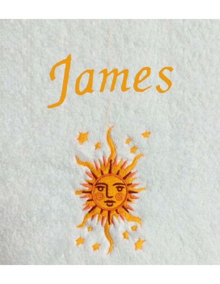 Drap de Bain Soleil Personnalisé