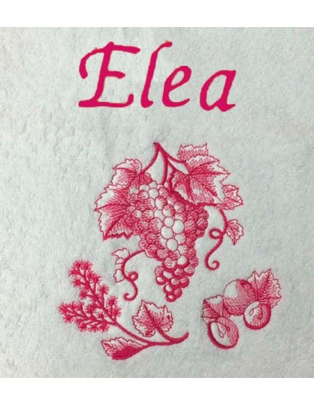 Drap de Bain Raisin Personnalisé