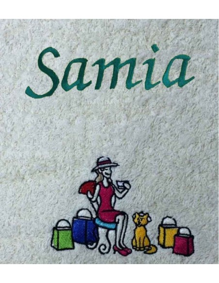 Drap de Bain Shopping Personnalisé