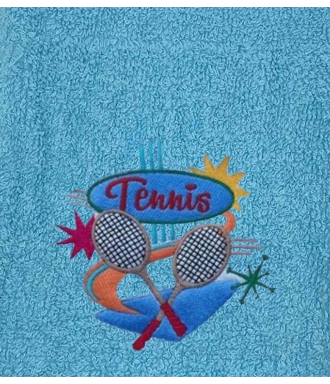 Drap de Bain Tennis Personnalisé 70X140