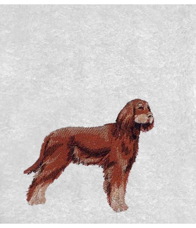 Drap de Bain Setter Irlandais Personnalisé 70X140