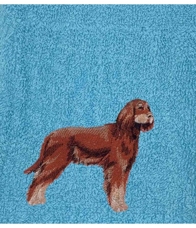 Drap de Bain Setter Irlandais Personnalisé 70X140