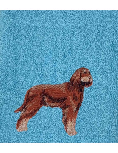 Drap de Bain Setter Irlandais Personnalisé 70X140