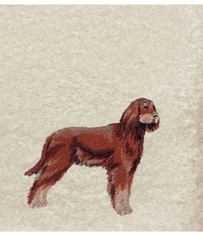 Drap de Bain Setter Irlandais Personnalisé 70X140