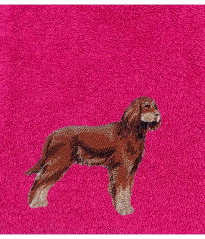 Drap de Bain Setter Irlandais Personnalisé 70X140