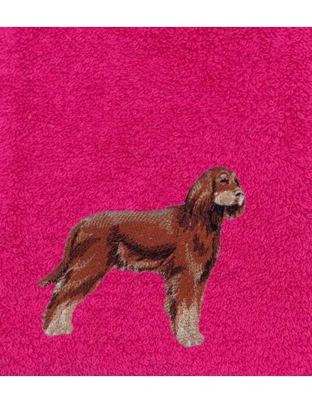 Drap de Bain Setter Irlandais Personnalisé 70X140
