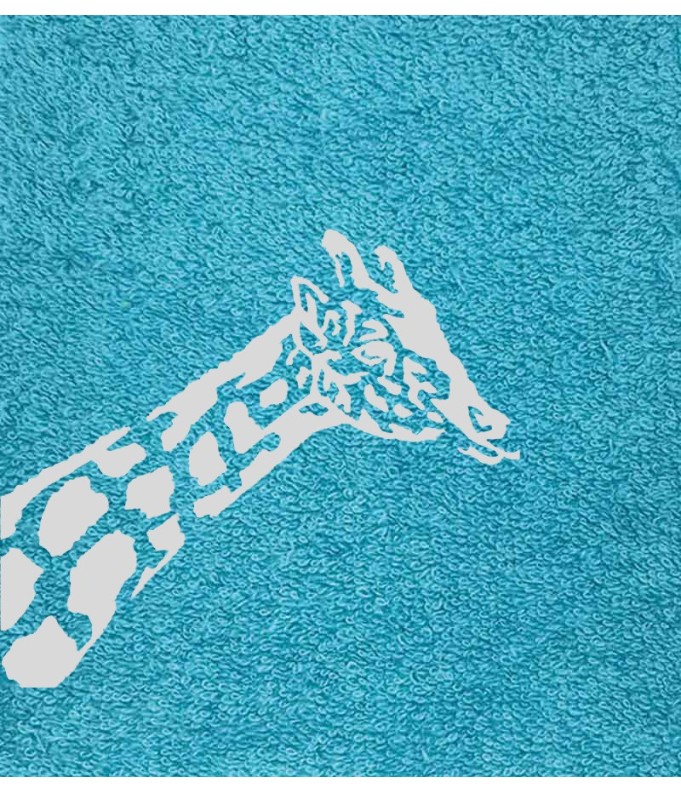 Drap de Bain Girafe Personnalisé