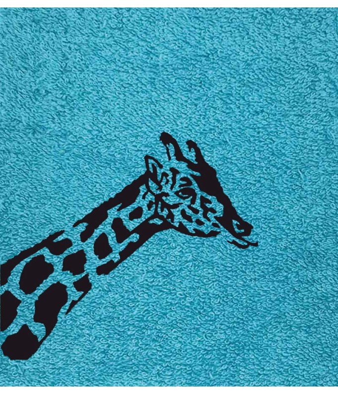 Drap de Bain Girafe Personnalisé