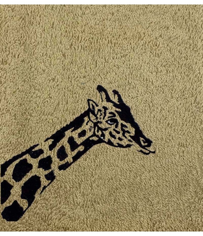 Drap de Bain Girafe Personnalisé