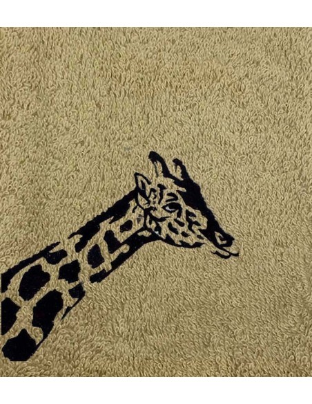 Drap de Bain Girafe Personnalisé