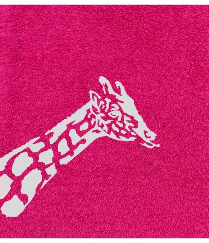 Drap de Bain Girafe Personnalisé