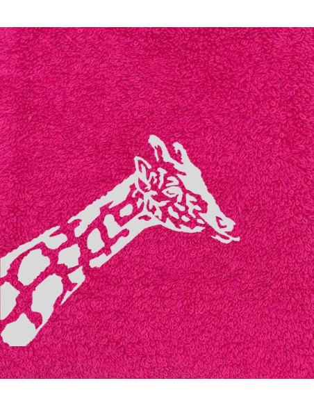Drap de Bain Girafe Personnalisé