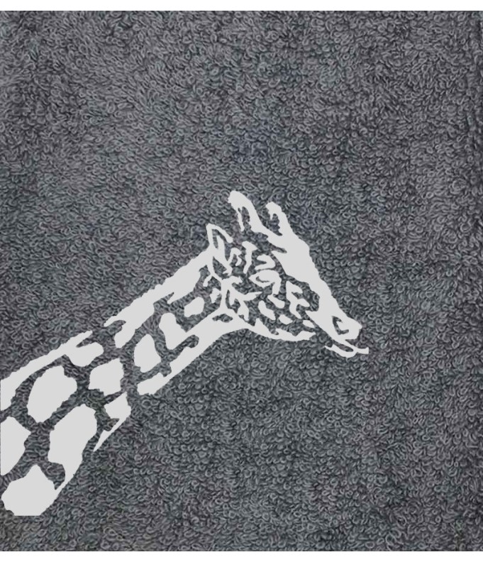 Drap de Bain Girafe Personnalisé
