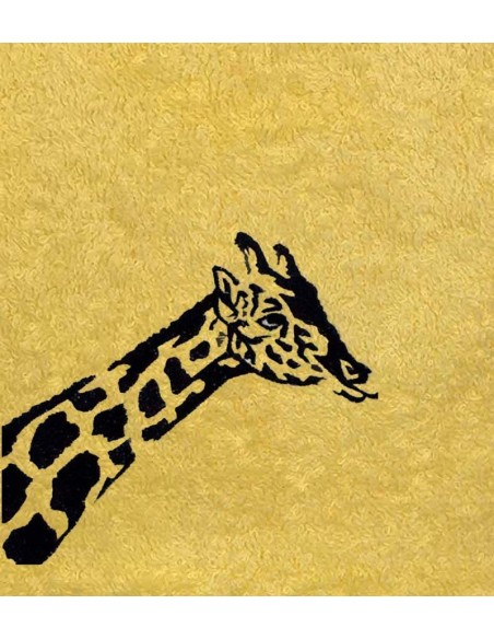 Drap de Bain Girafe Personnalisé