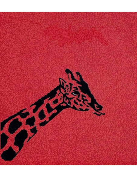 Drap de Bain Girafe Personnalisé