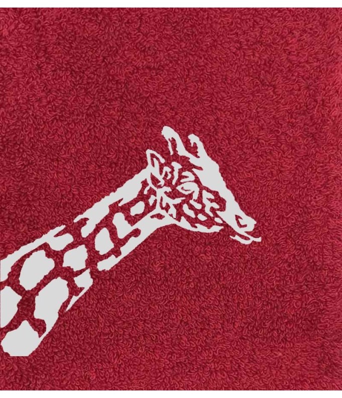 Drap de Bain Girafe Personnalisé