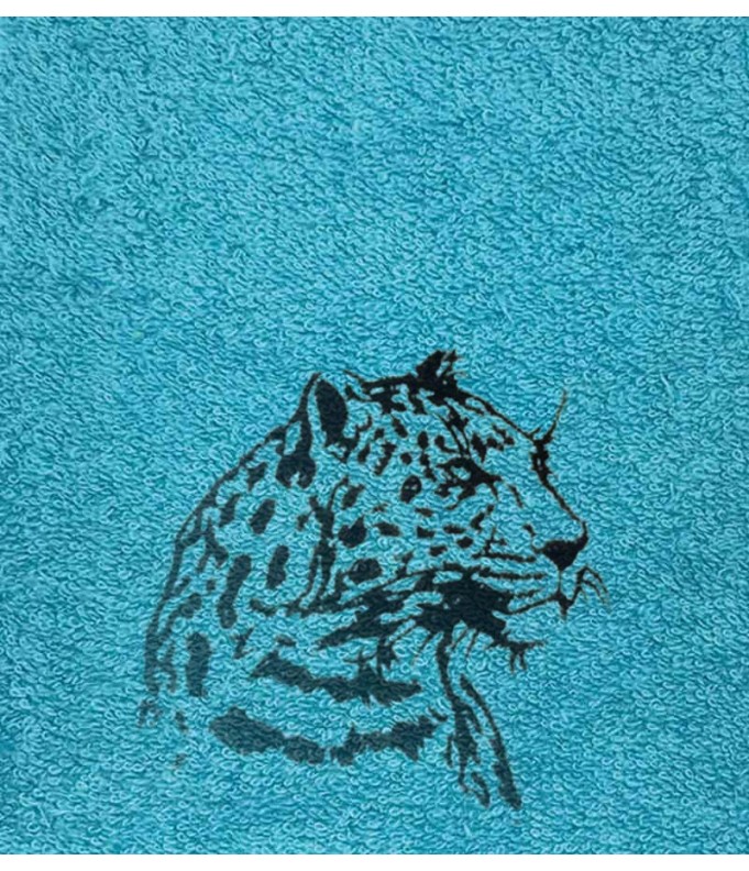 Drap de Bain Léopard Personnalisé