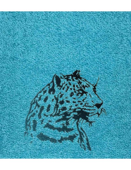 Drap de Bain Léopard Personnalisé