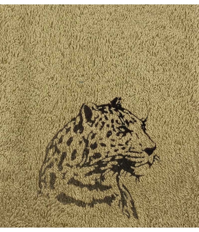 Drap de Bain Léopard Personnalisé