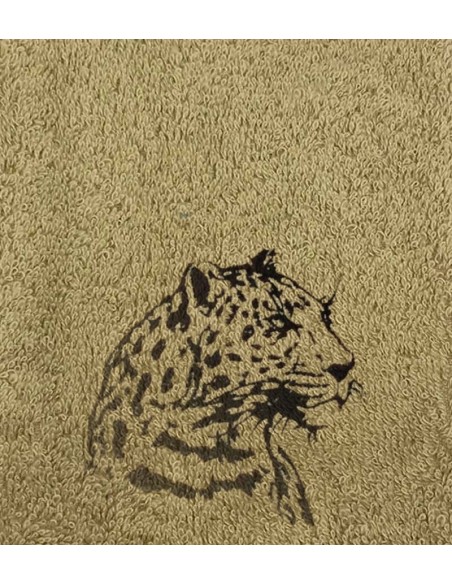 Drap de Bain Léopard Personnalisé