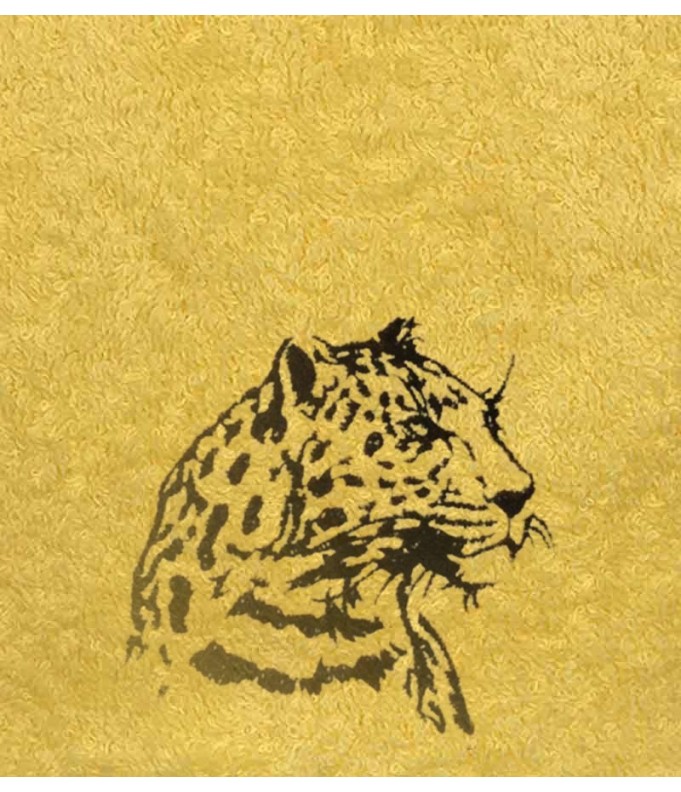 Drap de Bain Léopard Personnalisé