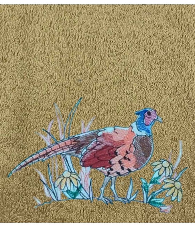 Drap de Bain Faisan Personnalisé